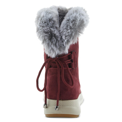 Flexus Women's Snowbird Burgundy Boots EU 38 / US 7.5-8