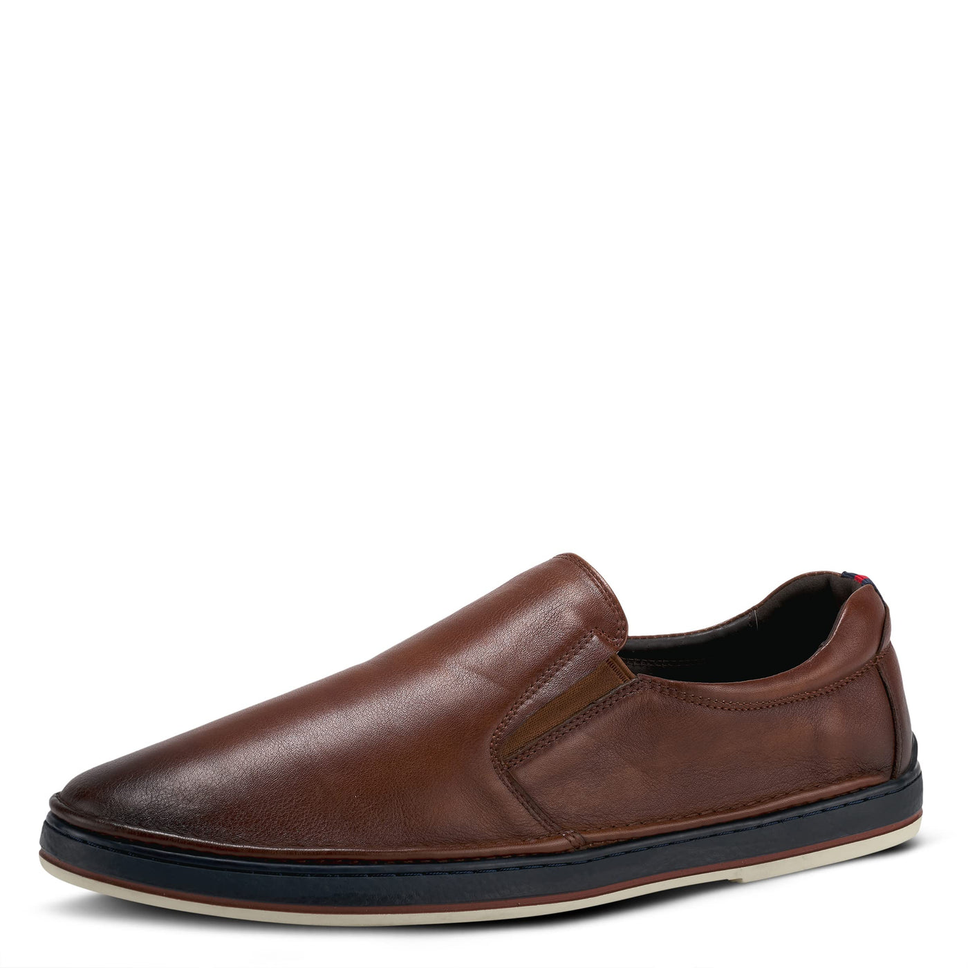 Spring Step Men's Lugano Slip-On Shoe Cognac EU 41 / US 8-8.5