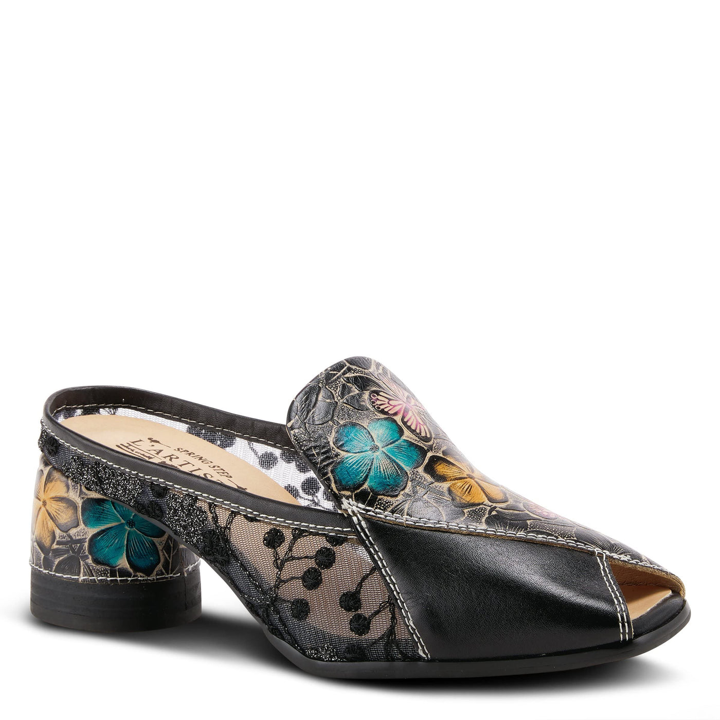 L'Artiste by Spring Step Foxxa Black Multi EU 42 (US Women's 10.5-11) M