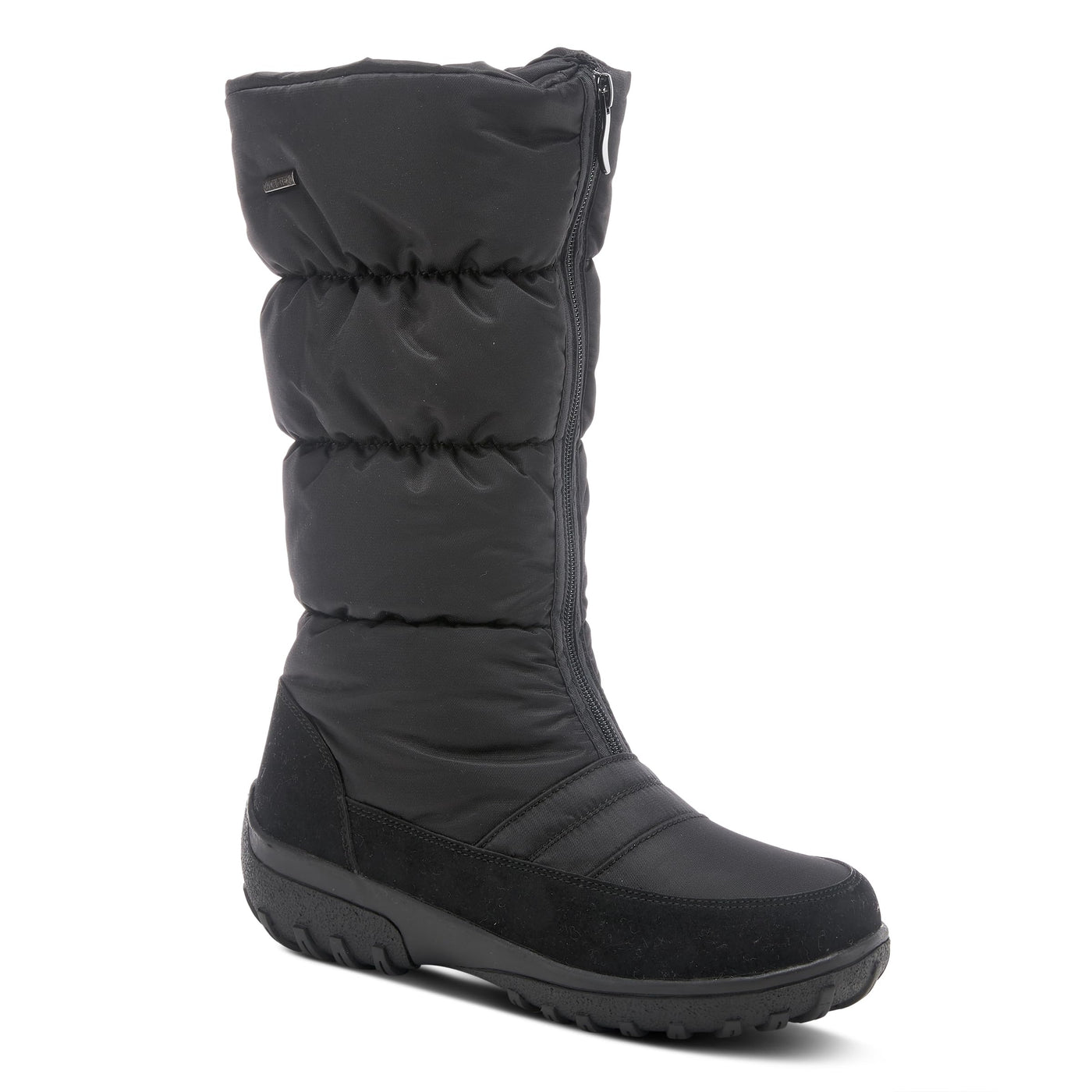 Flexus Spring Step Asheville Tall Winter Boots for Women - Waterproof Anti-Slip Women's Boot - Ladies Snow Boots with Zipper - Black EU 36 / US 5.5-6