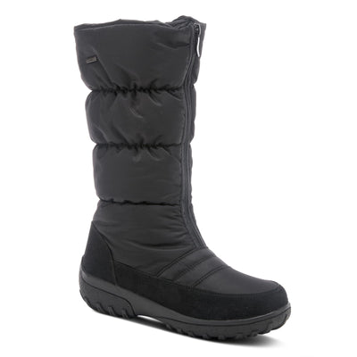 Flexus Spring Step Asheville Tall Winter Boots for Women - Waterproof Anti-Slip Women's Boot - Ladies Snow Boots with Zipper - Black EU 36 / US 5.5-6