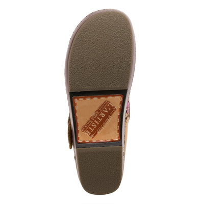 Spring Step L'Artiste Women's Anana Mary-Jane Shoe Beige Multi EU 37 / US 6.5-7