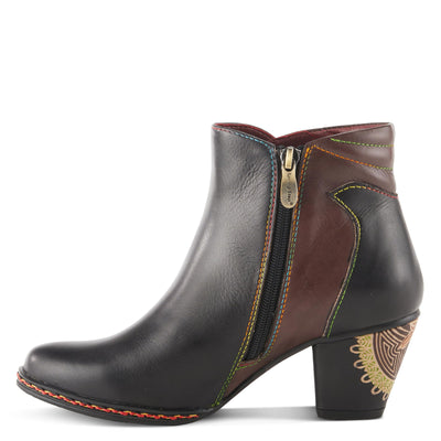 Spring Step L`Artiste Women's Zamihi Leather Bootie Black EU 40 / US 9