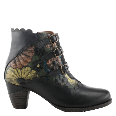 Spring Step L'Artiste Women's Iwantit Black Multi Booties EU 35 / US 5