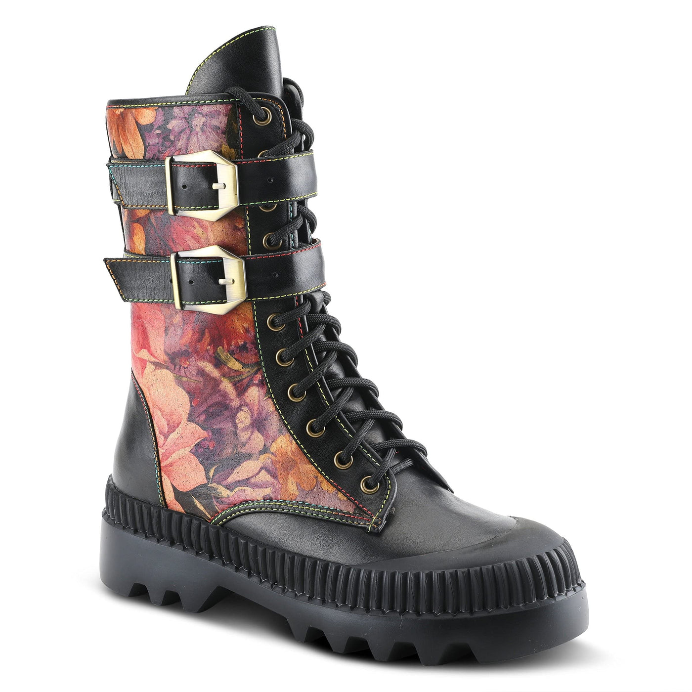 Spring Step L'Artiste Women's Force Bootie Black Multi EU 39 / US 8.5