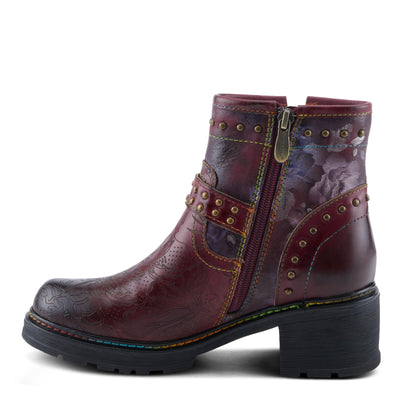 L'Artiste by Spring Step Women's Branchout Fashion Boot, Bordeaux Multi, 7