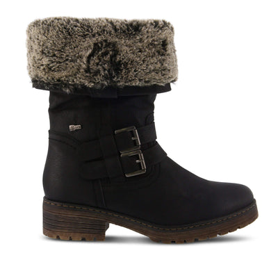 Spring Step Women's Mid Calf Boot, Black, 9