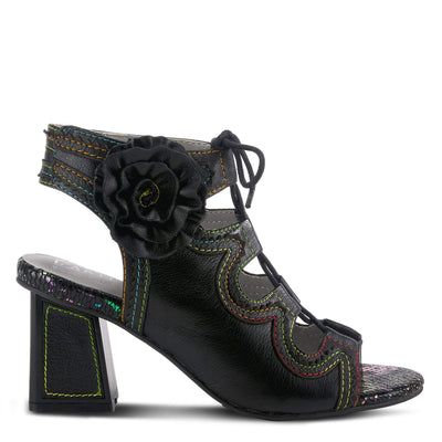 Spring Step L'Artiste Women's Supercute Ghillie Sandal Black EU 36 / US 5.5-6