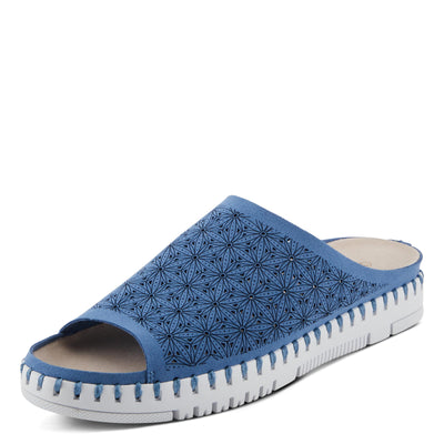 PATRIZIA Women's CANOPY Slide Flat Sandals Blue EU 39 / US 8.5