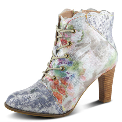 Spring Step L'Artiste Women's Enlighten Heeled Bootie Grey Multi EU 36 / US 5.5-6