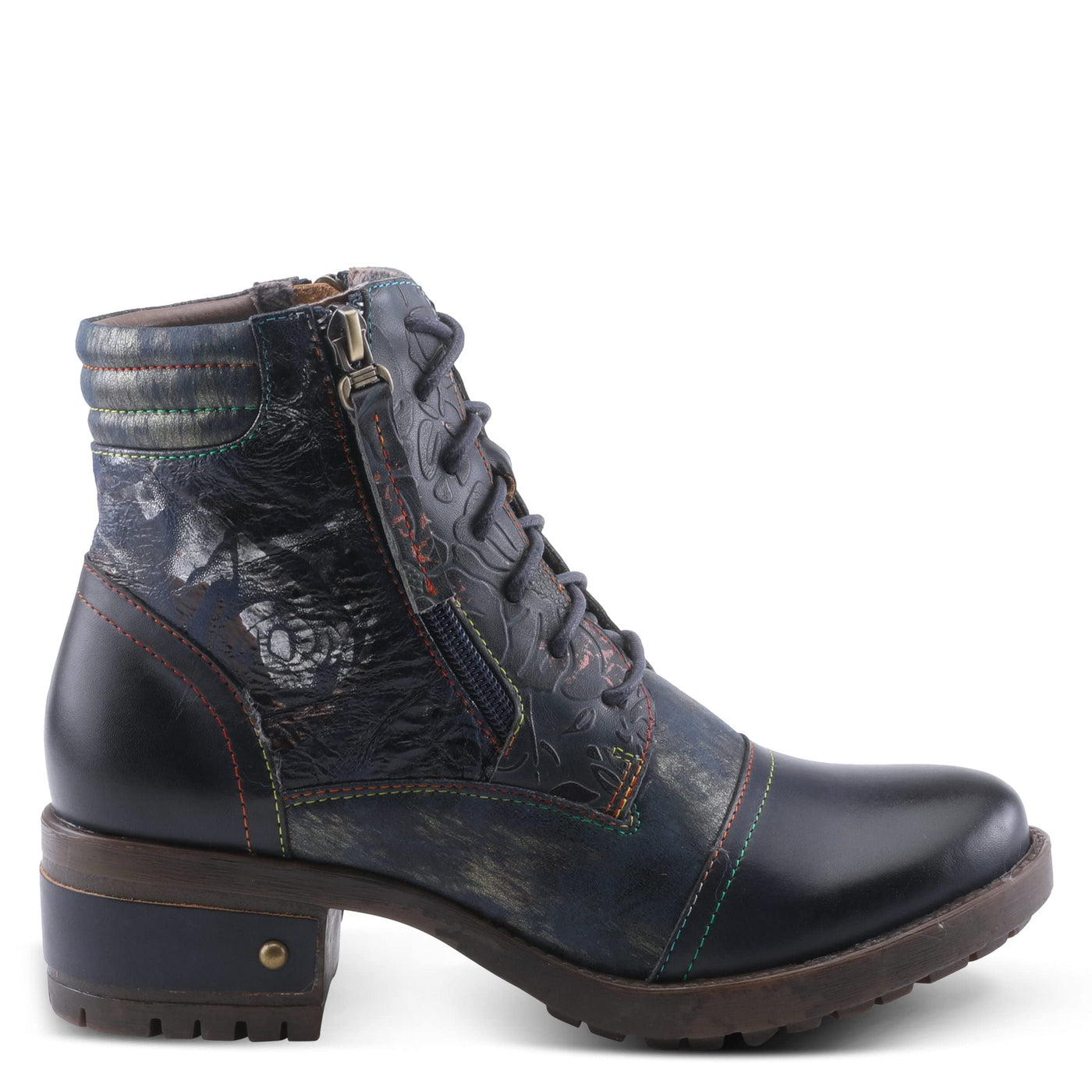 Spring Step L`Artiste Women's Sunsetride Boot Navy Multi EU 40 / US 9
