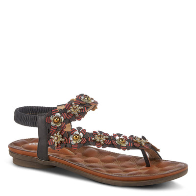 PATRIZIA Women's Janetta Ankle Strap Sandal Black EU 38 / US 7.5-8