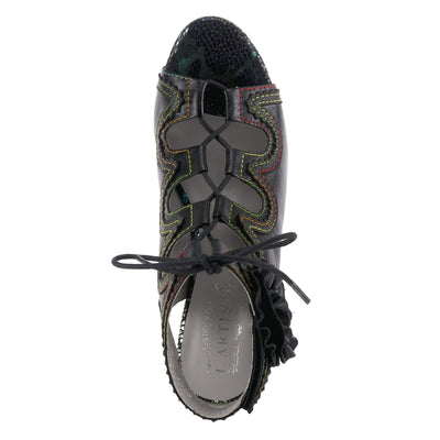 Spring Step L'Artiste Women's Supercute Ghillie Sandal Black EU 36 / US 5.5-6