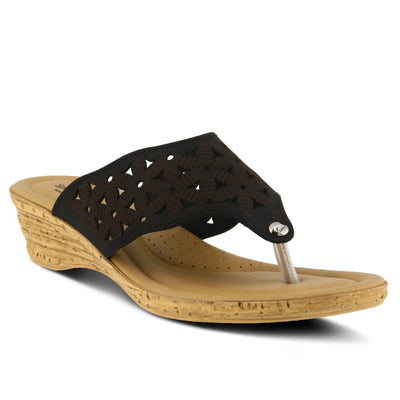 Spring Step Women's Tiffany Sandal, Black, 36 Medium EU (5.5-6 US)