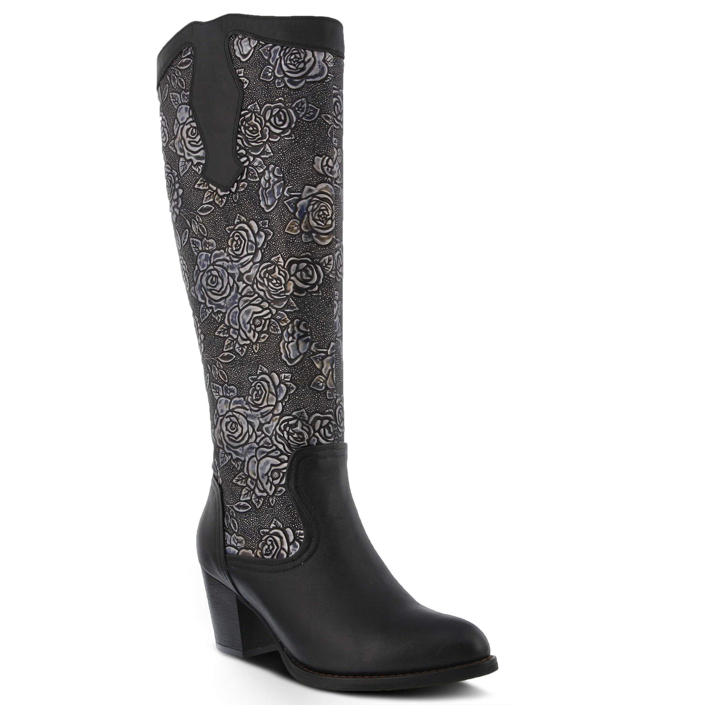 L'ARTISTE by Spring Step Neena Black Multi Shoe US 7.5-8