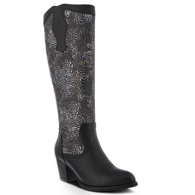L'Artiste Spring Step Women's Neena Boot Black Multi EU 37 / US 6.5-7