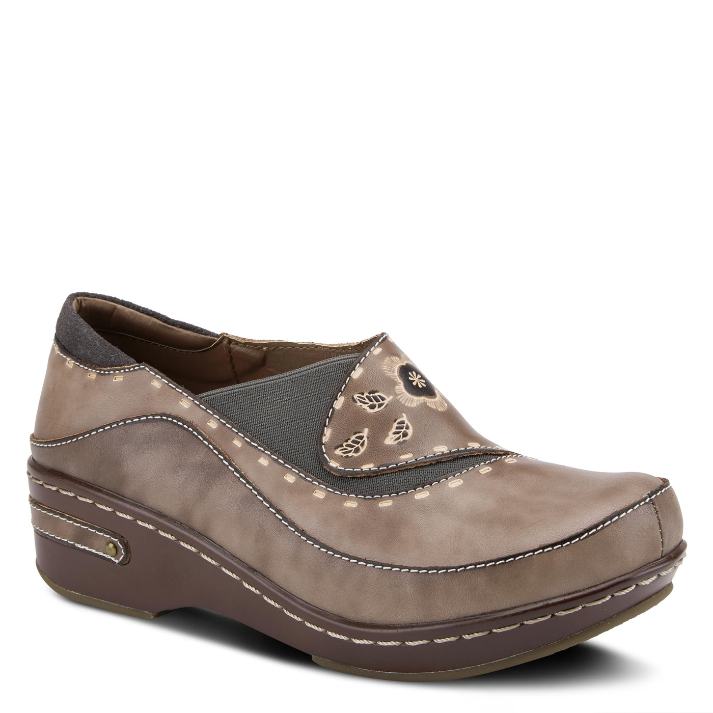Spring Step L'Artiste Women's Burbank Slip-On Shoe Gray EU 41 / US 9.5-10