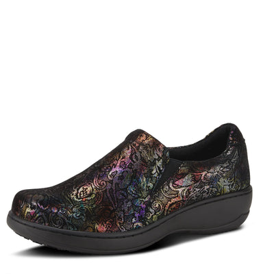 Spring Step Women's WOOLIN-Swirl Loafer Flat, Rainbow, 8