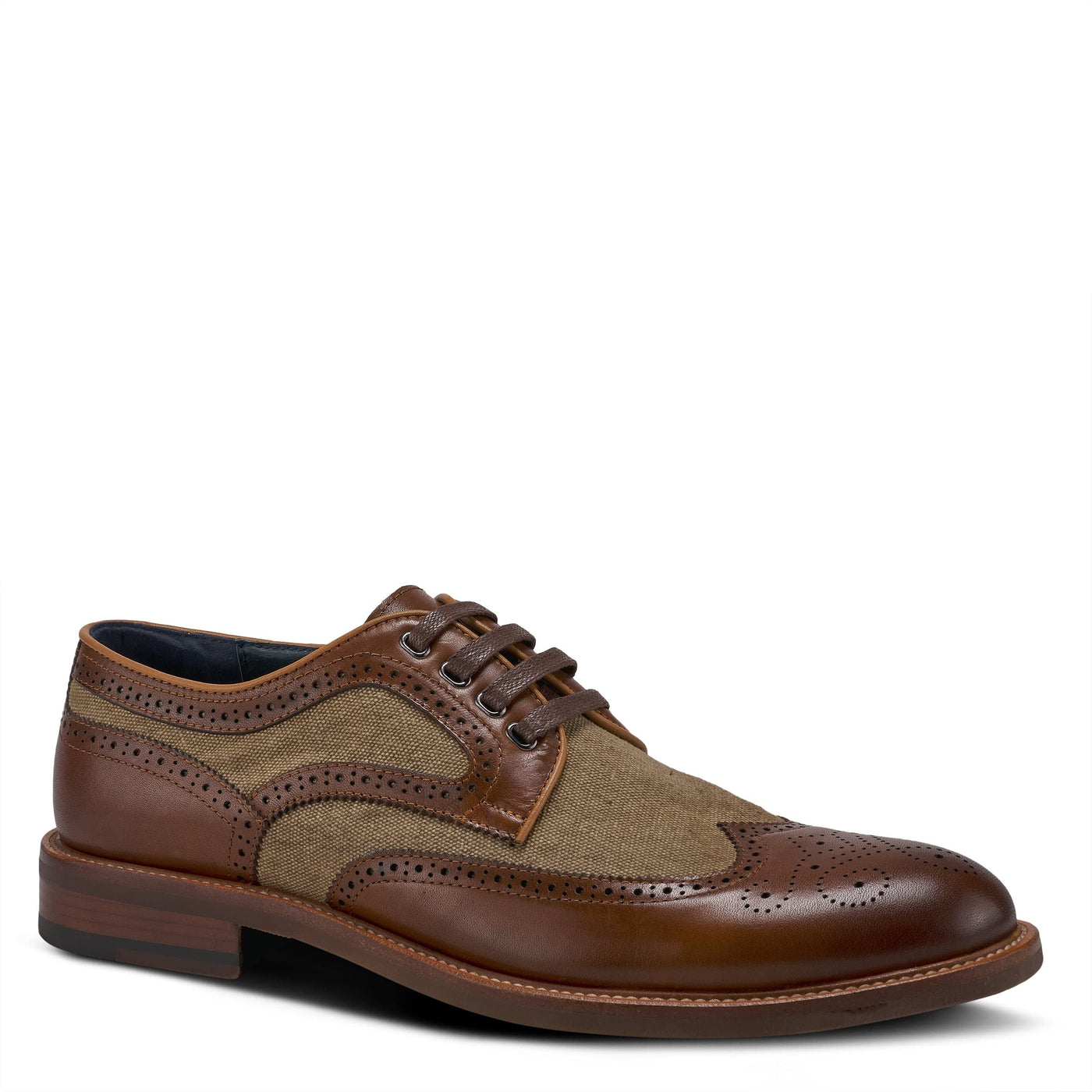 Spring Step Men's Downtown Lace-Up Shoe Cognac Multi EU 43 / US 9.5-10