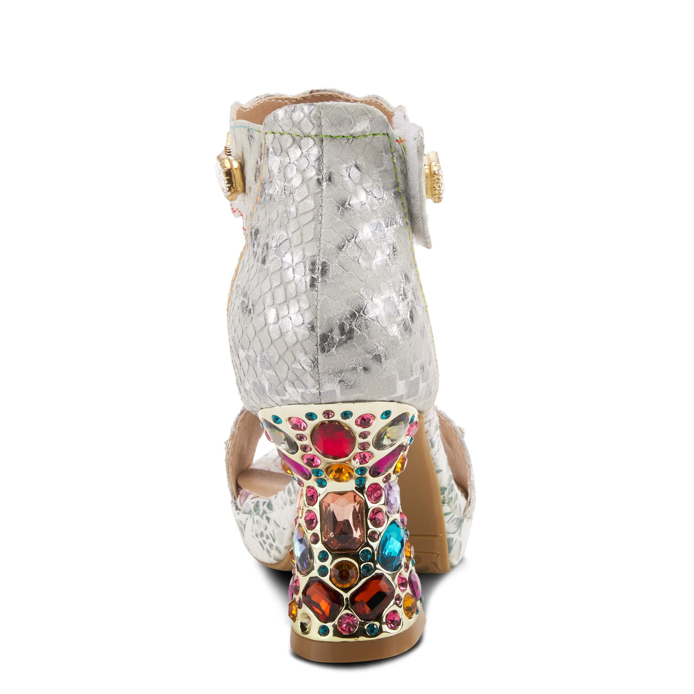 Spring Step L'Artiste Women's Jewell Quarter Strap Sandal Ice EU 38 / US 7.5-8