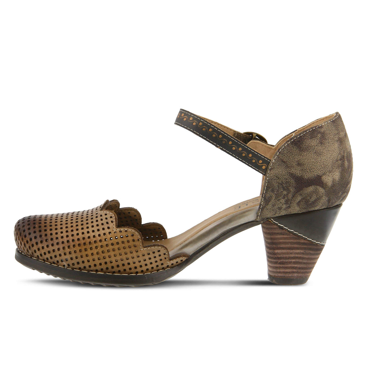 Spring Step L'Artiste Women's Parchelle Mary Jane Flat, Grey, 40 EU/9 M US