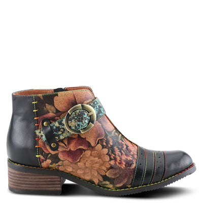 L'Artiste by Spring Step Georgiana-Rose Black Multi EU 37 (US Women's 6.5-7) M