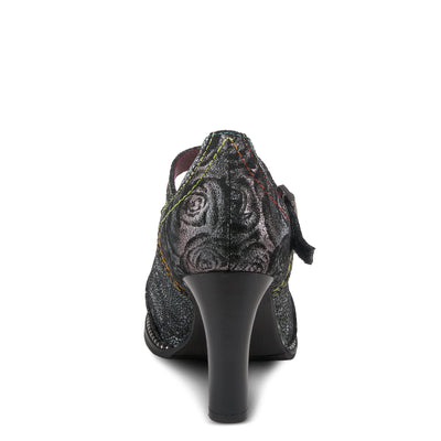 L'Artiste by Spring Step Women's Mazie Pump, Black Multi, 11.5-12