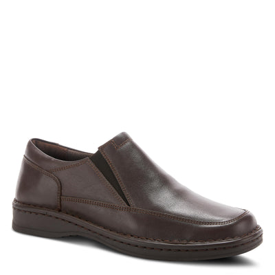 Spring Step mens Enzo Loafer Flat, Brown, 9.5-10 US