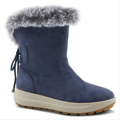 Flexus Women's Snowbird Navy Boots EU 39 / US 8.5