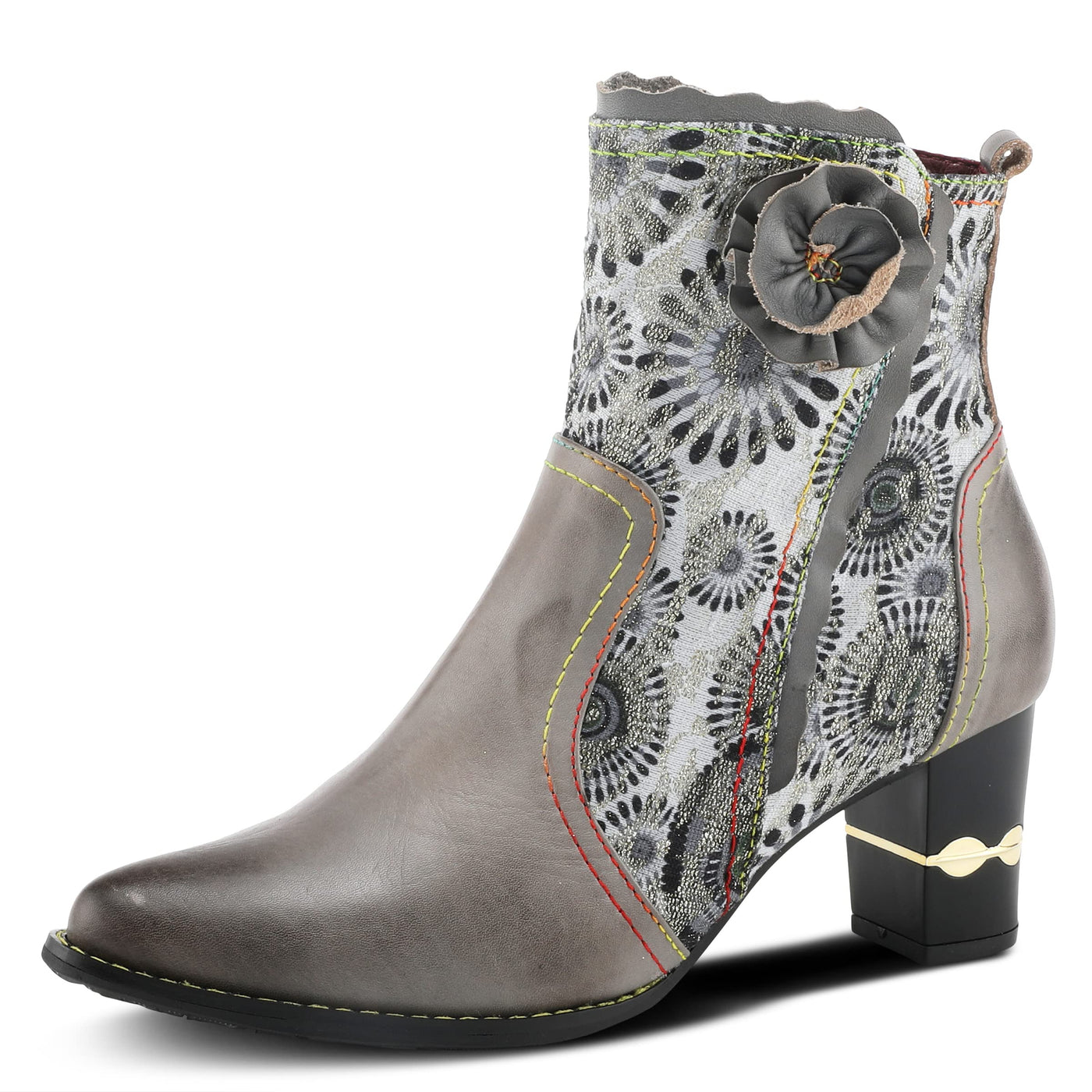 Spring Step L'Artiste Women's Femfatale Boots Grey Multi EU 38 / US 7.5-8