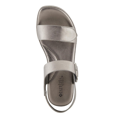 PATRIZIA Women's SANDLIN Slingback Heeled Sandals Pewter EU 42 / US 10.5-11