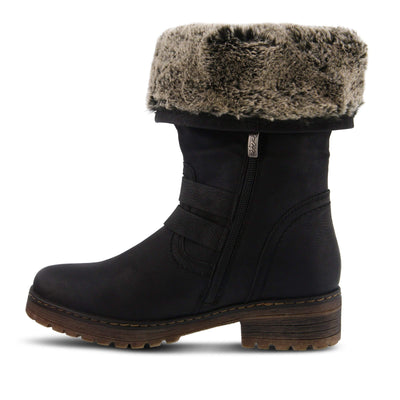 Spring Step Women's Mid Calf Boot, Black, 9
