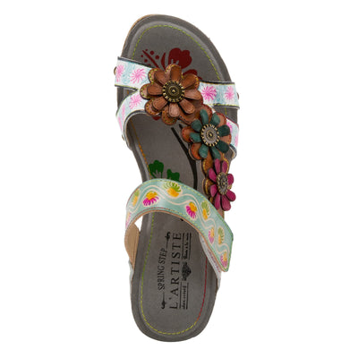 L'Artiste by Spring Step Delight White Multi EU 41 (US Women's 9.5-10) M