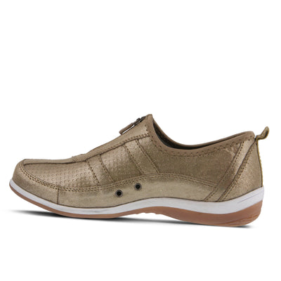 Spring Step Women's MONTANIA Sneaker, Beige Suede, 37 M Medium EU 6.5-7 US