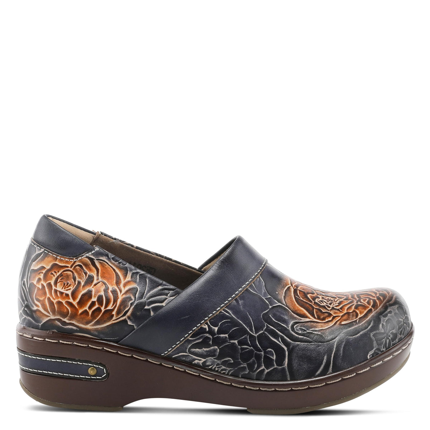 Spring Step L'Artiste Women's Elkayjay Clogs Navy Multi EU 39 / US 8.5