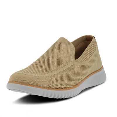 Spring Step Anders Mens Slip-On Shoes - Comfortable Loafer Shoes with Full Length Insole - Lightweight Casual Loafers for Men - Tan EU 42 / US 9