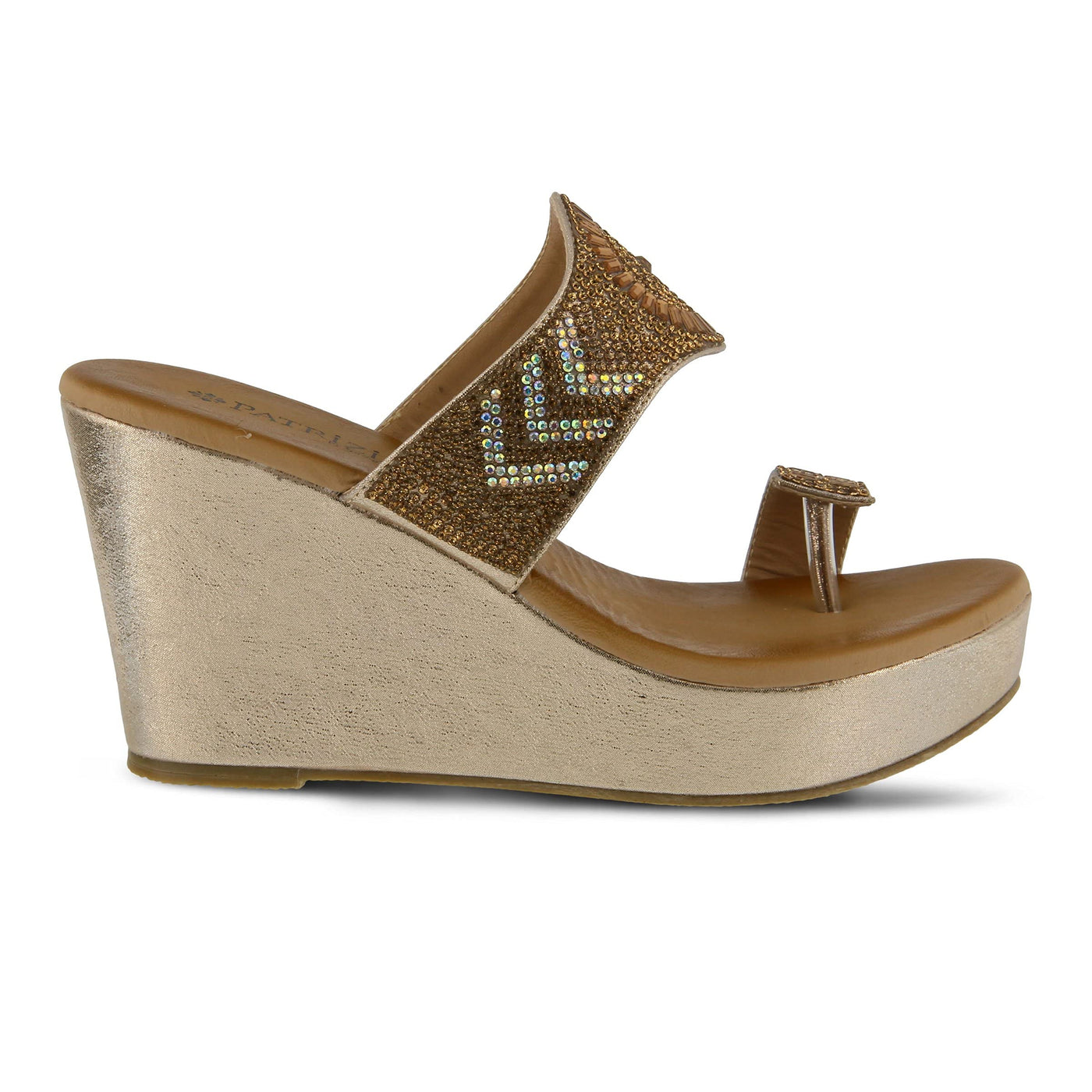 PATRIZIA Women's Heena Sandals Gold EU 40 / US 9