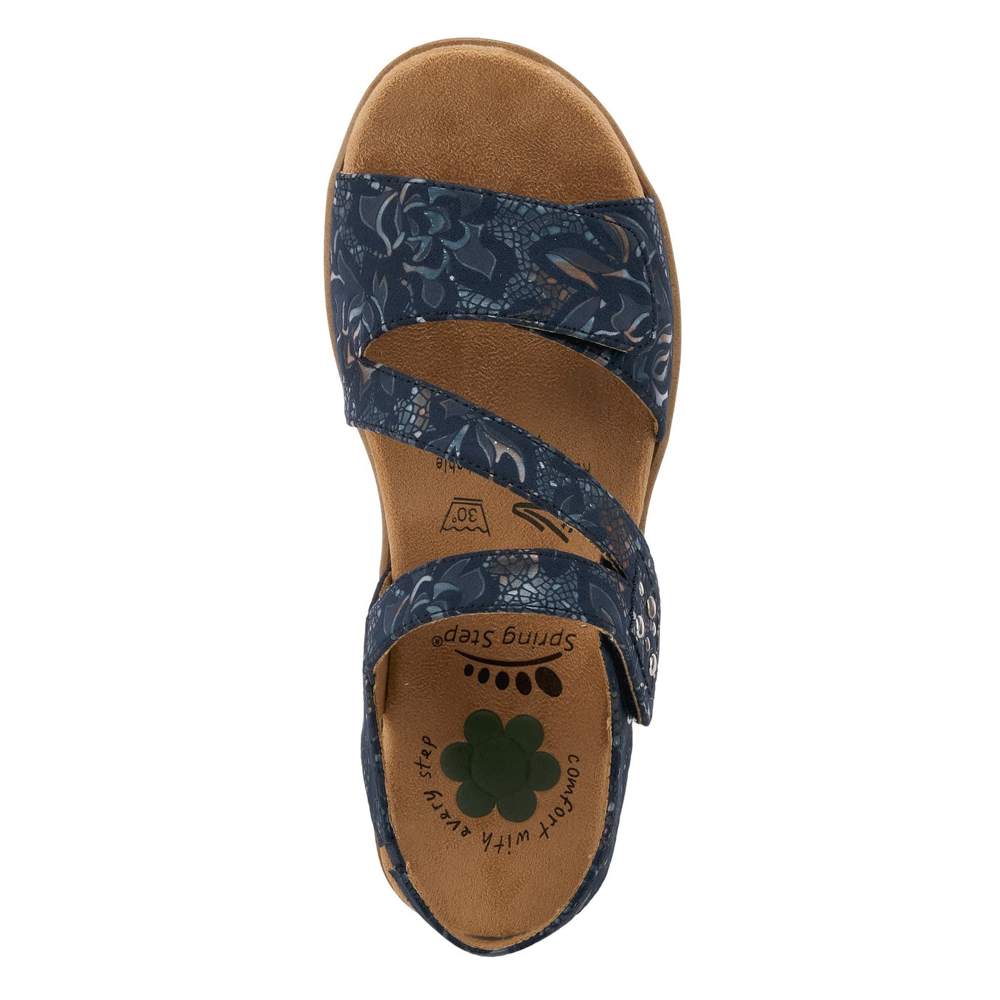 Spring Step Women's Haydennie Slingback Sandal Navy Multi EU 39 / US 8.5