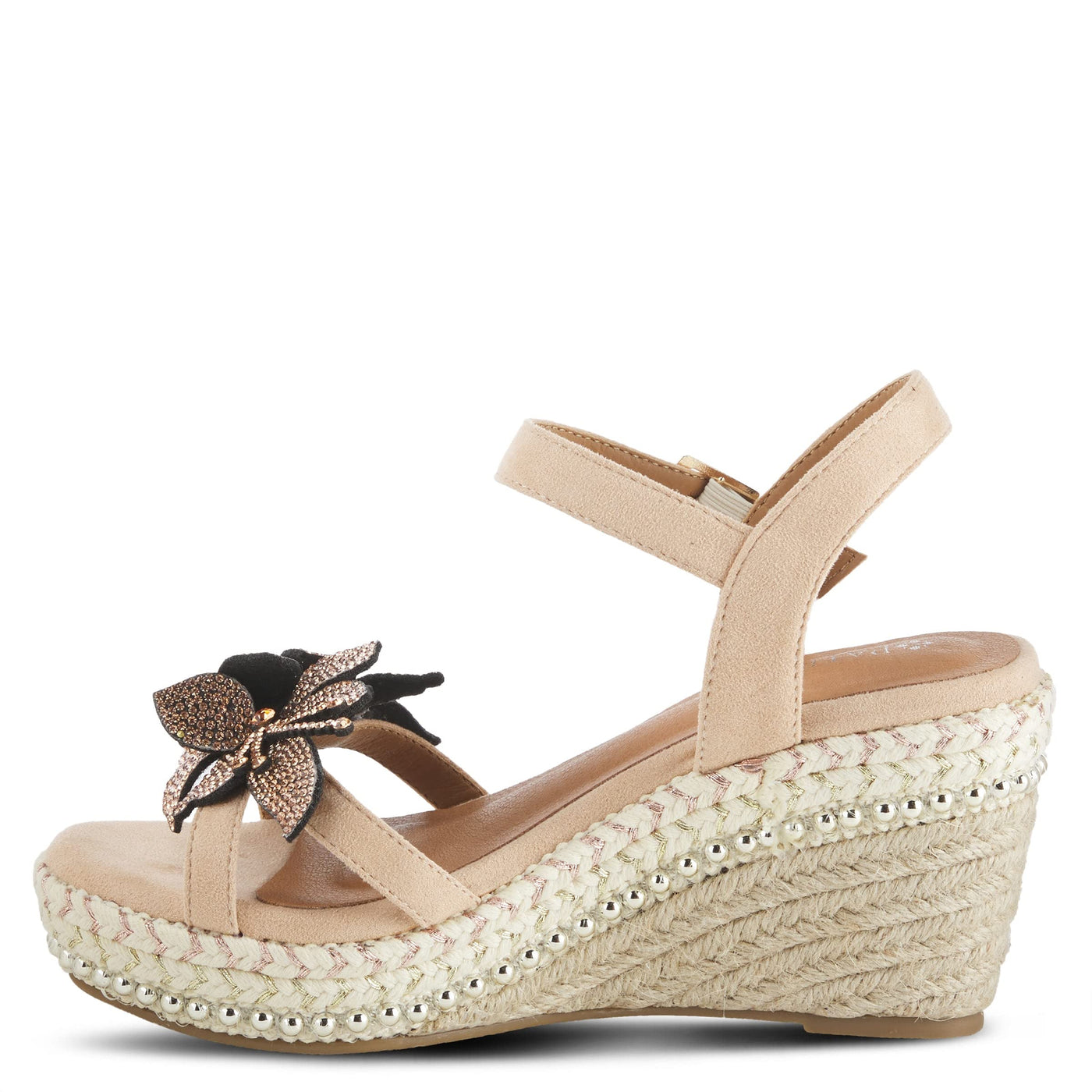 PATRIZIA Women's Sttropez Wedge Sandal Blush EU 39 / US 8.5
