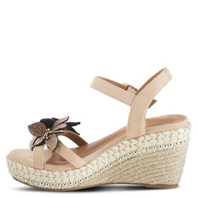 PATRIZIA Women's Sttropez Wedge Sandal Blush EU 39 / US 8.5