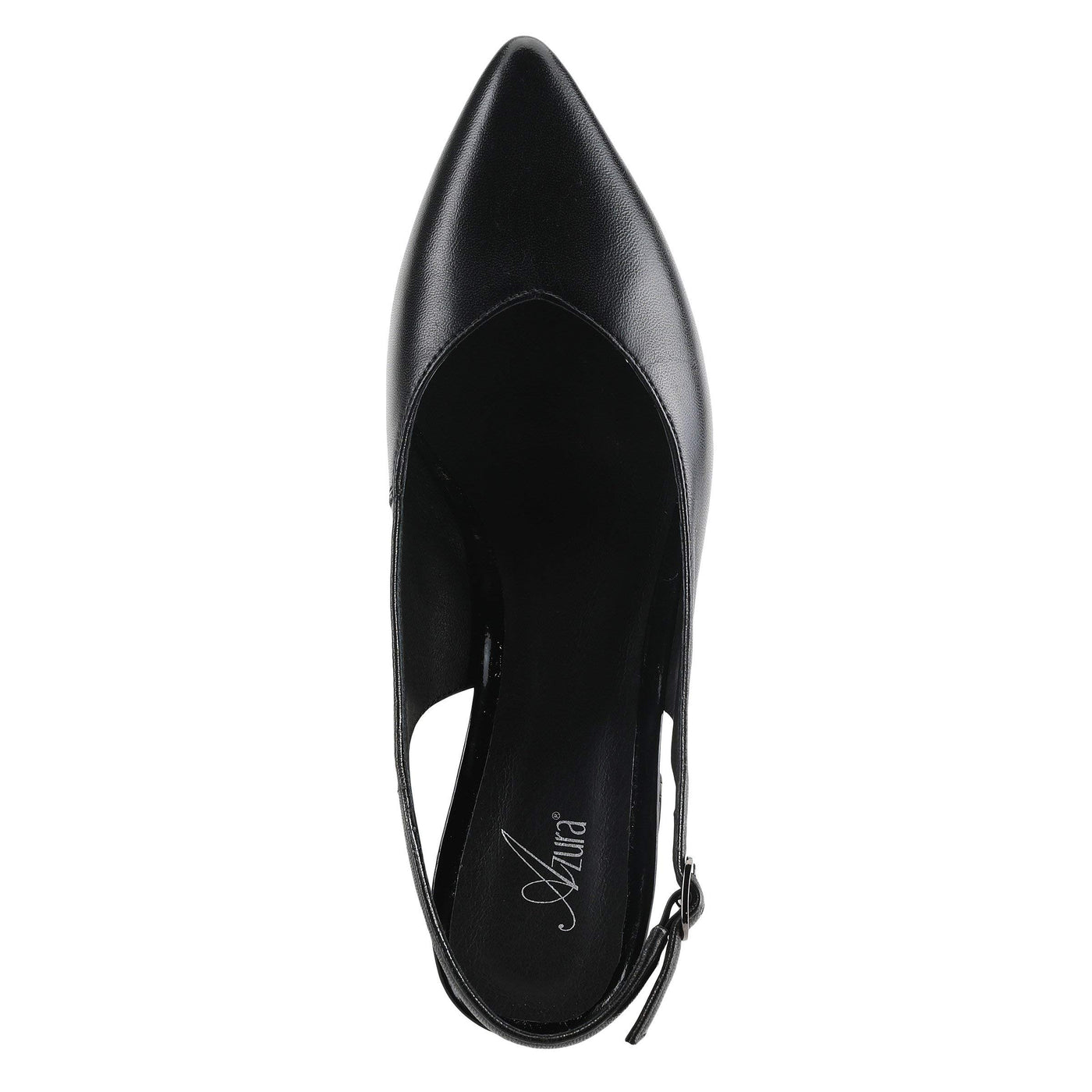 Azura Women's Pretty Slingback Shoe Black EU 37 / US 6.5-7