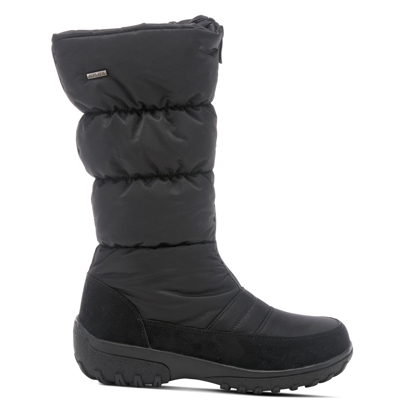 Flexus Spring Step Asheville Tall Winter Boots for Women - Waterproof Anti-Slip Women's Boot - Ladies Snow Boots with Zipper - Black EU 36 / US 5.5-6