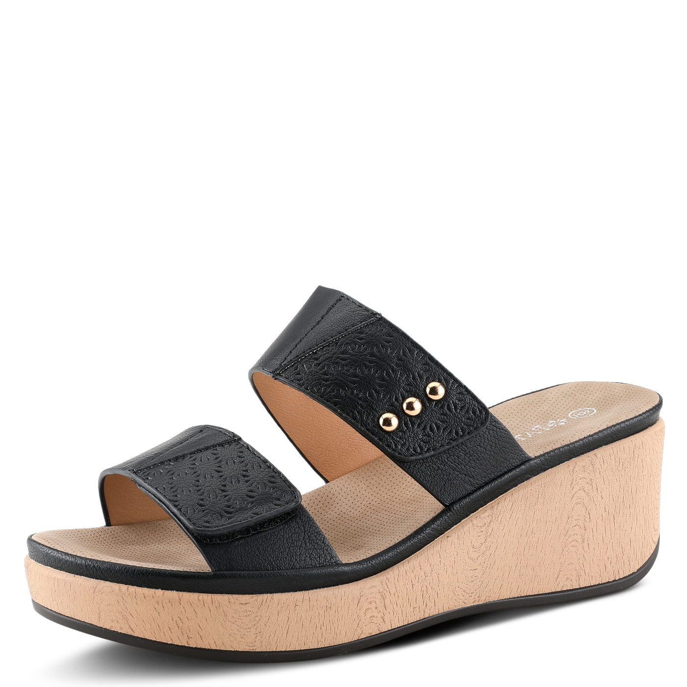 Patrizia Women's Carol Slide Sandal, Black, 9