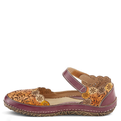 Spring Step L'Artiste Women's Kysandra-Fleur Mary-Jane Shoe Purple Multi EU 40 / US 9