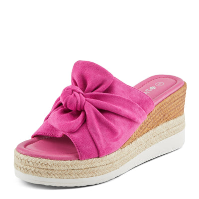 PATRIZIA Women's BELLALUCE Slide Wedge Sandals Hot Pink EU 38 / US 7.5-8