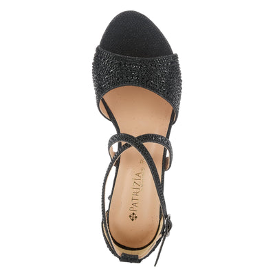 PATRIZIA Women's Delamore Open-Toe Sandal Black EU 41 / US 9.5-10