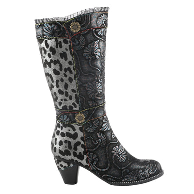 L'Artiste by Spring Step Dessalta Black Multi EU 38 (US Women's 7.5-8) M