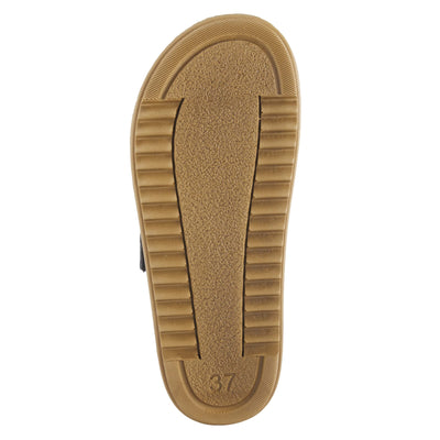 Flexus Women's Abbas Slide Sandal Black EU 41 / US 9.5-10