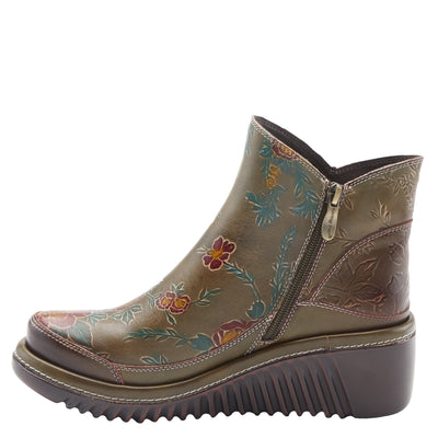 Spring Step L'Artiste Women's Abate Boots Olive Multi EU 41 / US 9.5-10