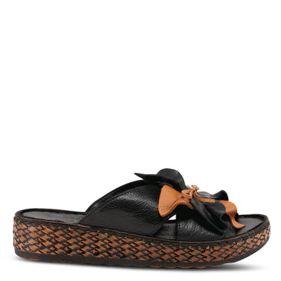 Spring Step Women's Hilary Slide Sandal Black EU 38 / US 7.5-8